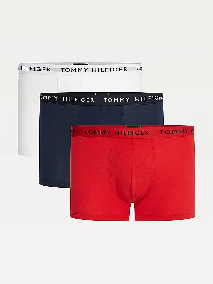 tvilling Populær termometer Tommy Hilfiger Undertøj Udsalg København - 3-Pack Essential Logo Herre Hvide
