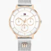 36 mm ur med monogramdetaljer i mesh 36 mm ur med monogramdetaljer i mesh