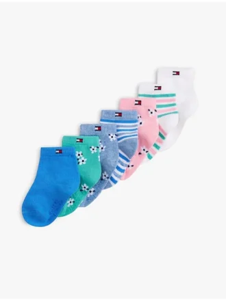 7-pak Daisy Mix-strømper til babyer