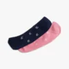 Allover Monogram No-Show Strømpe 2-pak