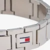 Armbånd med flade led og striber Armbånd med flade led og striber