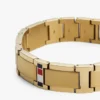Armbånd med flade led og striber