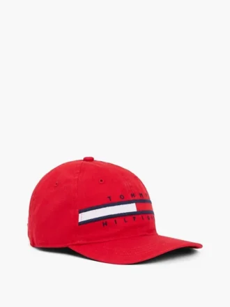 Baseballkasketter med flagstriber og logo til børn
