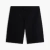 Bermudashorts i linneblanding, 28 cm