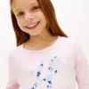 Børne-T-shirt med blomstermonogram Børne-T-shirt med blomstermonogram