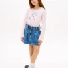 Børne-T-shirt med blomstermonogram Børne-T-shirt med blomstermonogram