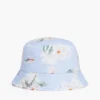 Buckethat med blomsterprint Buckethat med blomsterprint
