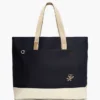 Canvas-tote med farveblokke Canvas-tote med farveblokke