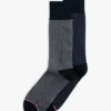 Contrast Pique Trouser Strømper 2-pak Contrast Pique Trouser Strømper 2-pak