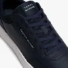 Court-sneaker i blandet læder Court-sneaker i blandet læder