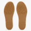 Espadrille med læderremme og platform