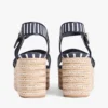 Espadrille med platformskile og bretonske striber Espadrille med platformskile og bretonske striber
