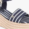 Espadrille med platformskile og bretonske striber Espadrille med platformskile og bretonske striber