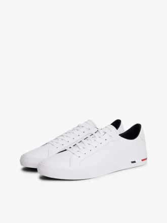 Flag Stripe vulkaniseret lædersneaker Flag Stripe vulkaniseret lædersneaker