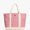 Gingham-canvas-tote Gingham-canvas-tote