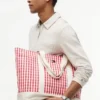Gingham-canvas-tote Gingham-canvas-tote