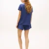 Henley T-shirt & Shorts-sovetøjssæt Henley T-shirt & Shorts-sovetøjssæt