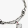 Hjertevedhæng, dobbeltlags armbånd Hjertevedhæng, dobbeltlags armbånd