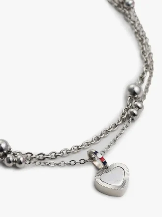 Hjertevedhæng, dobbeltlags armbånd
