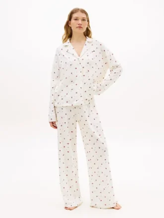 Jersey-bukser med blomsterprint Jersey-bukser med blomsterprint
