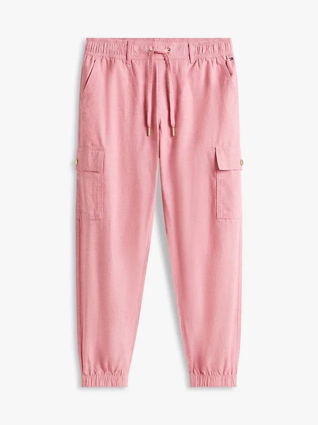 Joggingbukser i stretchbomuld Joggingbukser i stretchbomuld