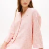 Kraveløs linned-pullover Kraveløs linned-pullover