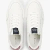 Lædermix-sneaker med lavt skaft Lædermix-sneaker med lavt skaft