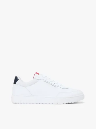 Letvægts-sneaker i lædermix Letvægts-sneaker i lædermix