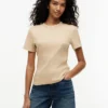 Letvægts-T-shirt i ribstrik
