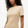 Letvægts-T-shirt i ribstrik