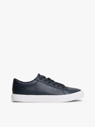 Metallisk logo Pebbled Court Sneaker Metallisk logo Pebbled Court Sneaker