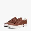 Metallisk logo Pebbled Court Sneaker
