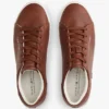 Metallisk logo Pebbled Court Sneaker
