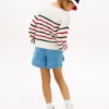 Nautisk stribet sweater til børn