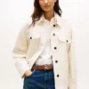 Oversized twill-jakke Oversized twill-jakke