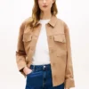 Oversized twill-jakke Oversized twill-jakke