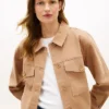 Oversized twill-jakke Oversized twill-jakke