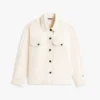 Oversized twill-jakke Oversized twill-jakke
