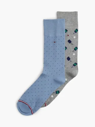 Pickleball & Dot Trouser Strømper 2-pak