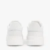 Platform-sneaker i læder