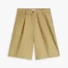 Plisserede poplin-Shorts Plisserede poplin-Shorts