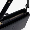 Poleret skuldertaske med monogram Poleret skuldertaske med monogram