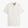 Regular Fit Allover Flag Pique Polo Regular Fit Allover Flag Pique Polo
