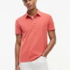 Regular Fit Garment-Dyed Crest Polo