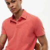 Regular Fit Garment-Dyed Crest Polo