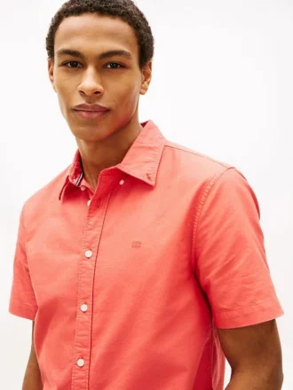 Regular Fit Garment-Dyed Oxford-skjorte Regular Fit Garment-Dyed Oxford-skjorte