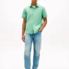 Regular Fit Garment-Dyed Oxford-skjorte