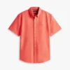 Regular Fit Garment-Dyed Oxford-skjorte