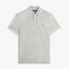Regular Fit Piqué-polo i linneblanding