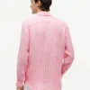 Regular Fit stribet linnedskjorte Regular Fit stribet linnedskjorte